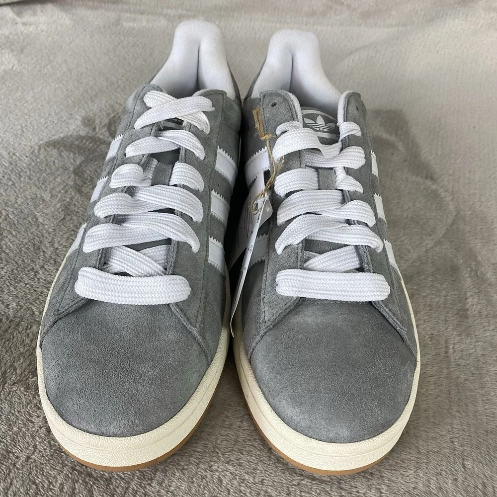 Adidas Campus 00s Shoes Mens Size 13 Gray White Suede Sneakers Originals NEW